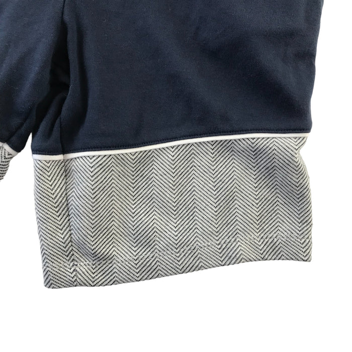 George 9-10 years navy with grey panel shorts