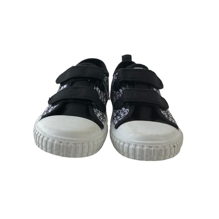 George size UK 10 (jr) black white Star Wars trainers