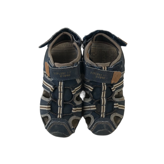 George size UK 12 (jr) navy blue walking sandals