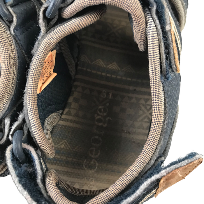 George size UK 12 (jr) navy blue walking sandals
