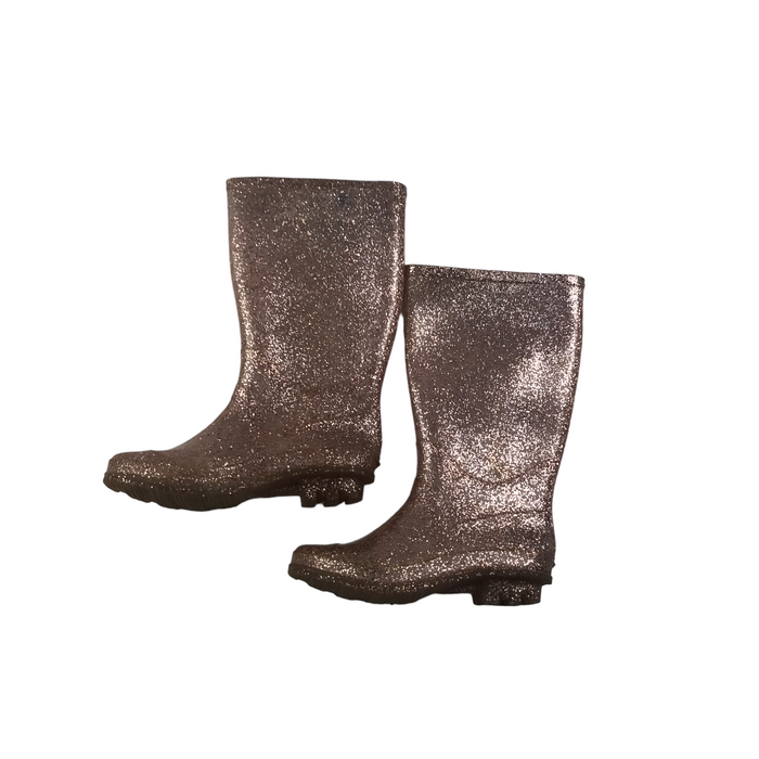 George size UK 13 (jr) pink sparkly wellie boots