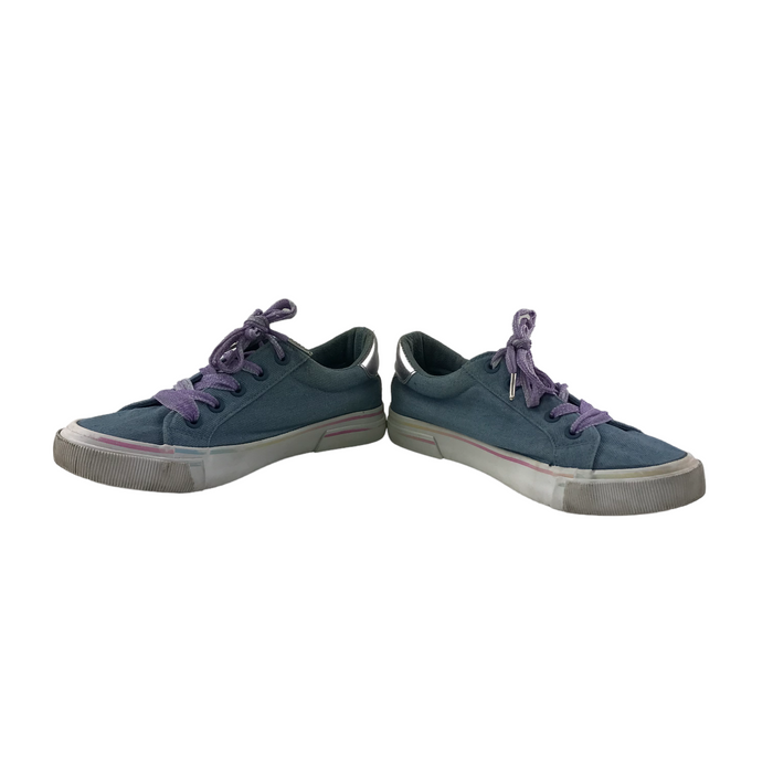 George size UK 4 denim canvas trainers