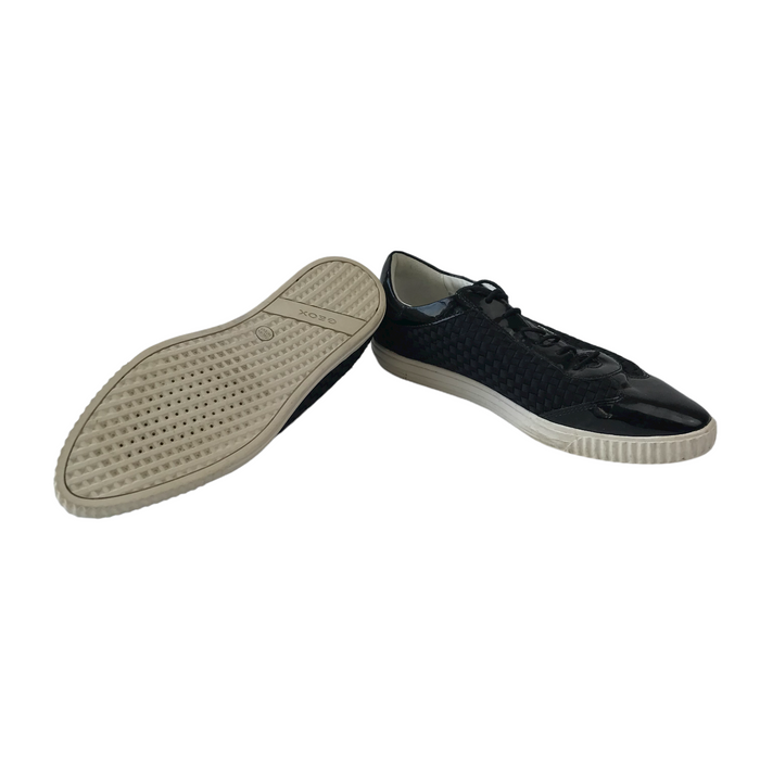 Geox size UK 5 black pointy trainers