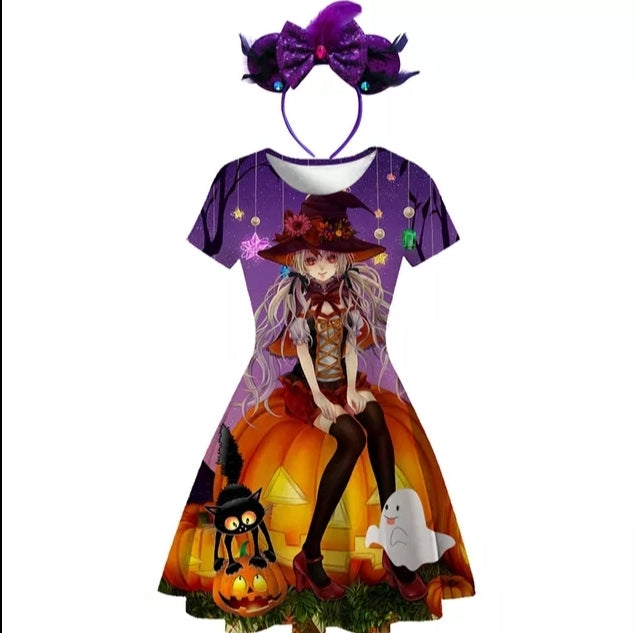 Girls Halloween Trick Or Treat Dress-Ups