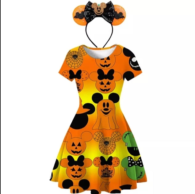 Girls Halloween Trick Or Treat Dress-Ups
