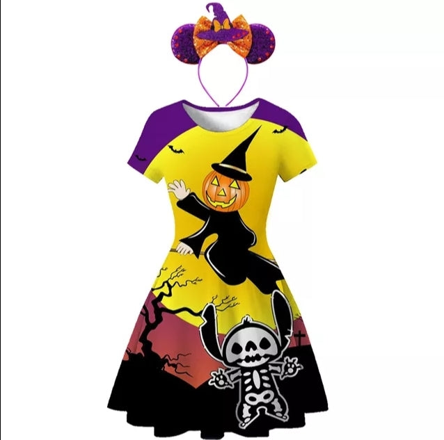 Girls Halloween Trick Or Treat Dress-Ups