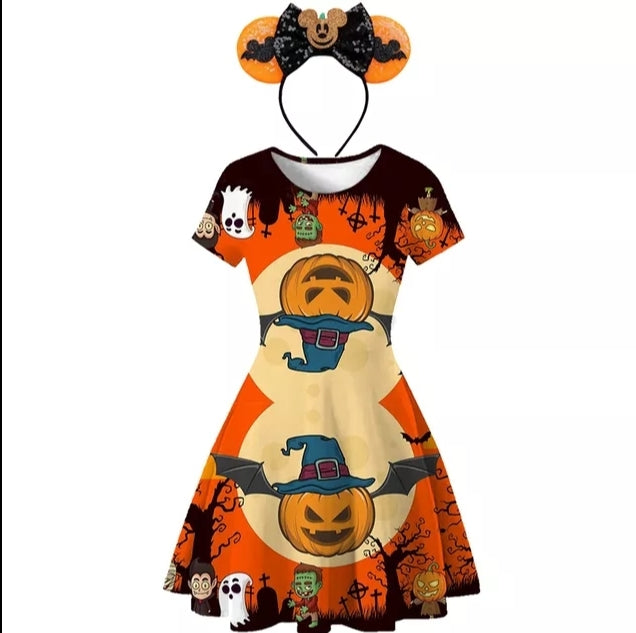 Girls Halloween Trick Or Treat Dress-Ups