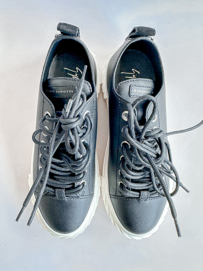 Giuseppe Zanotti Black Blabber Low Top Sneakers
