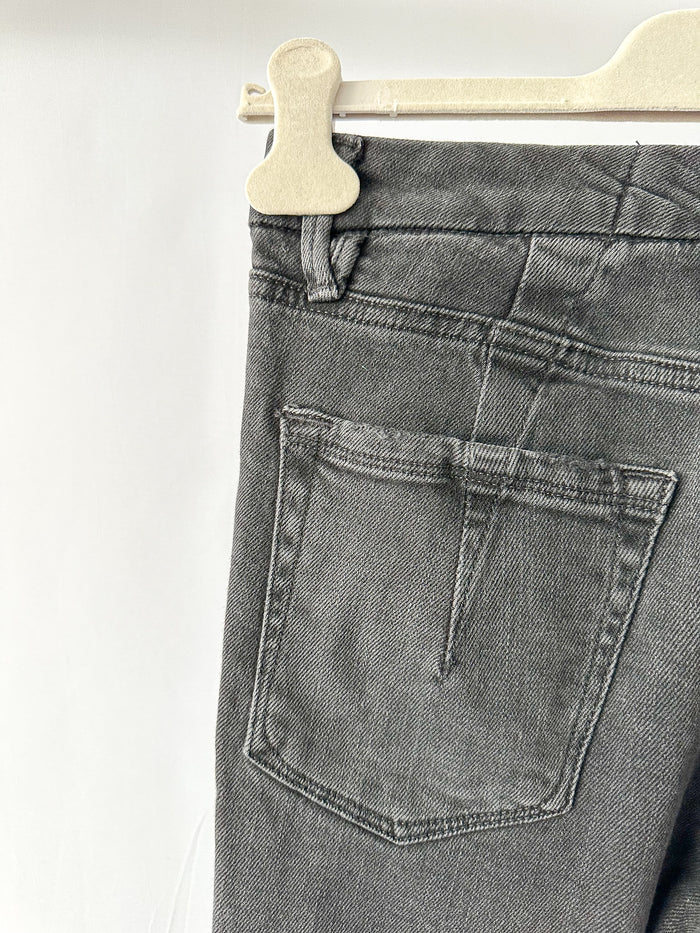 Good American Black Straight Leg Jeans