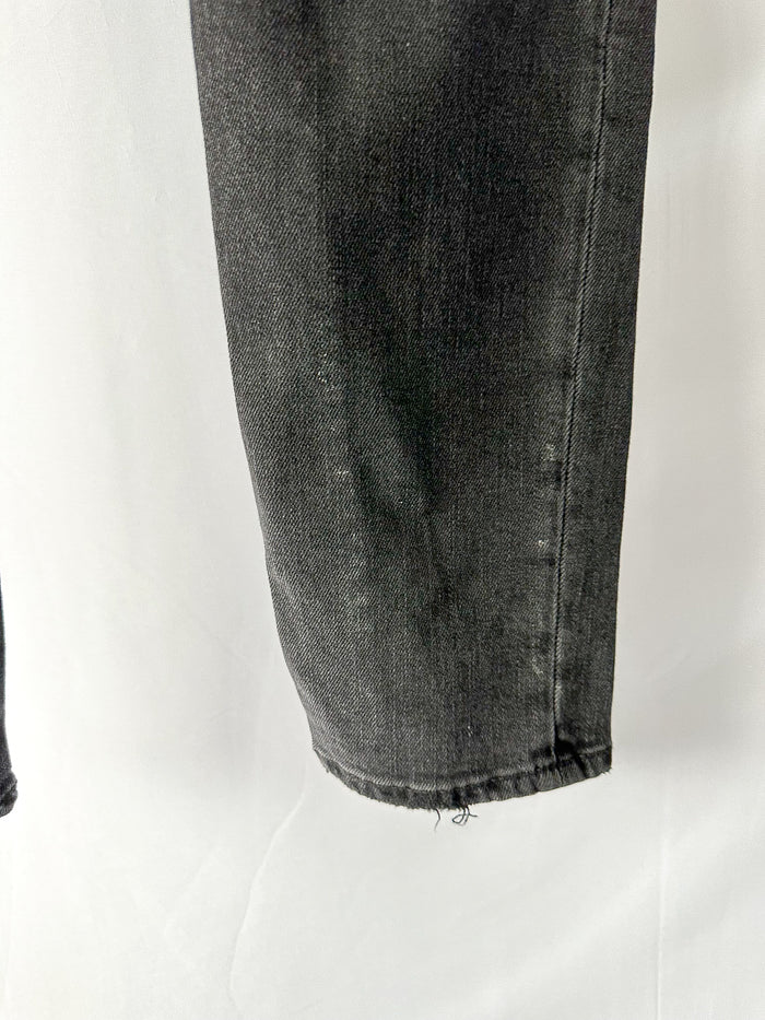 Good American Black Straight Leg Jeans