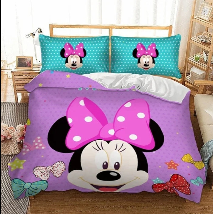 Gorgeous Minnie & Mickey Mouse Quilt Cover Sets