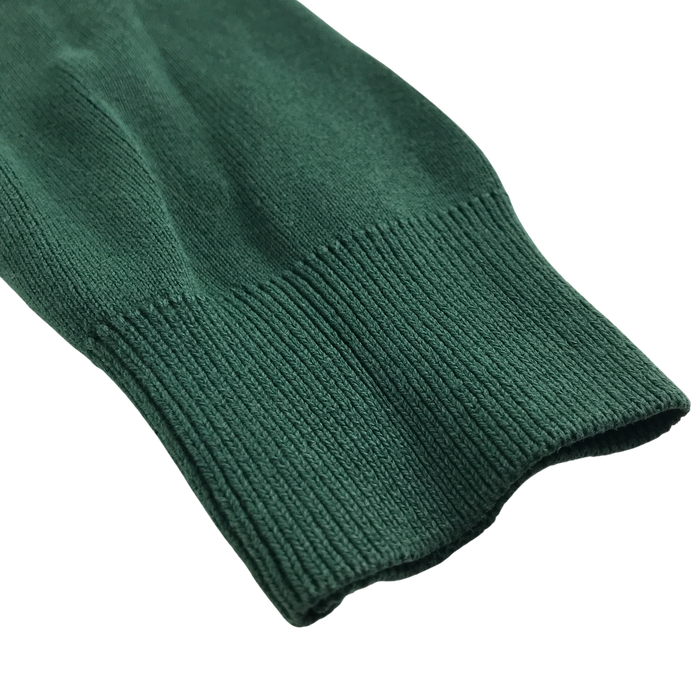 Green girls with pockets school cardigan