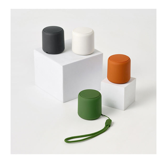 Green Mini Portable Bluetooth Speaker - Compact Wireless Speaker with Rich Bass & Dual Sound Modes