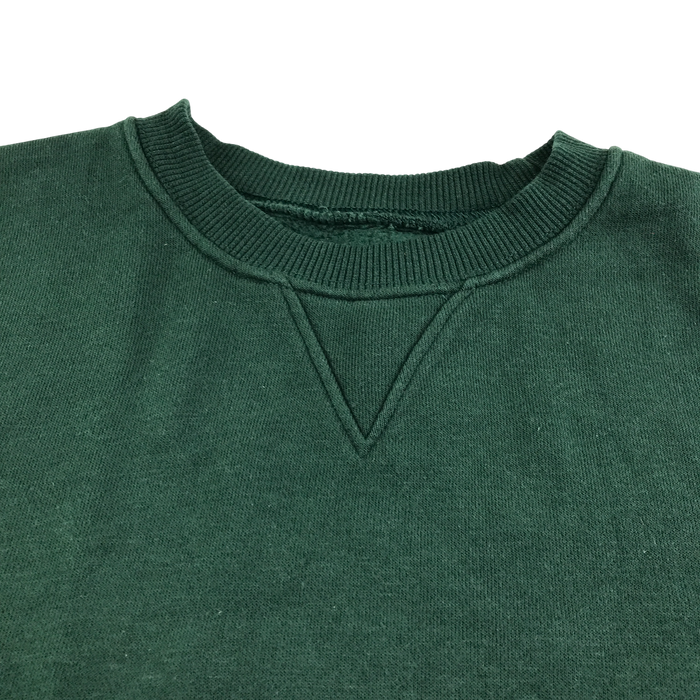 Green unisex crew neck sweatshirt school jumper