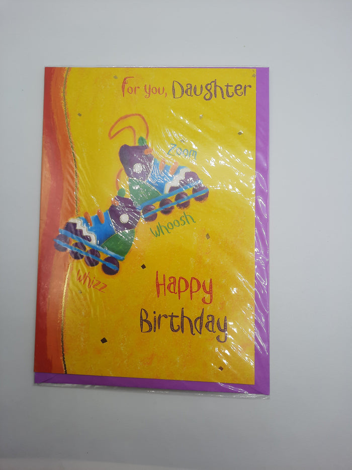 Greeting card For Happy Birthday to a Daughter