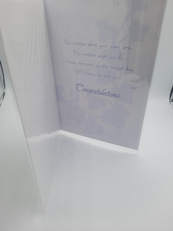 Greeting card For Message for a Graduation