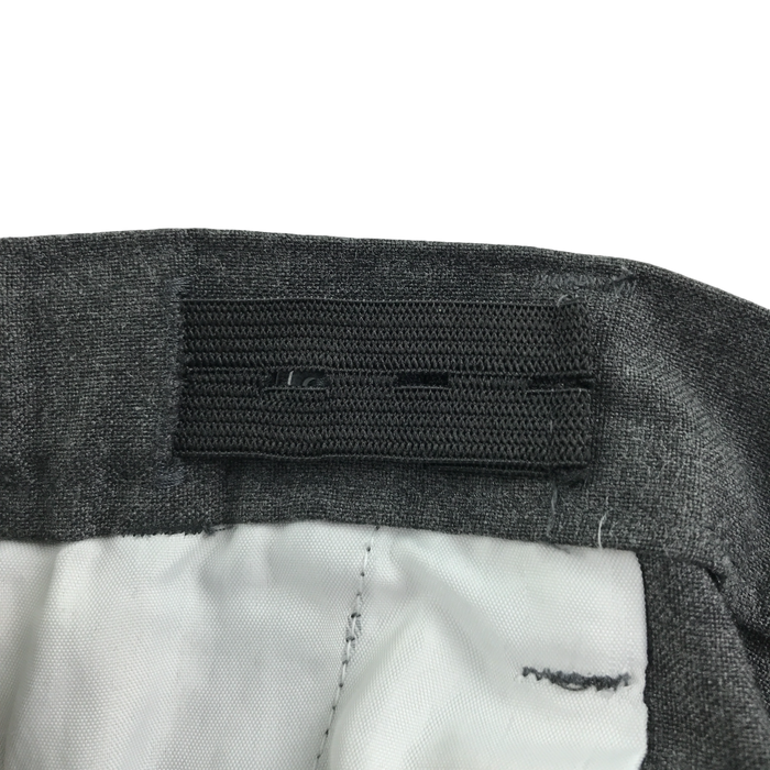 Grey boys adjustable waist school shorts