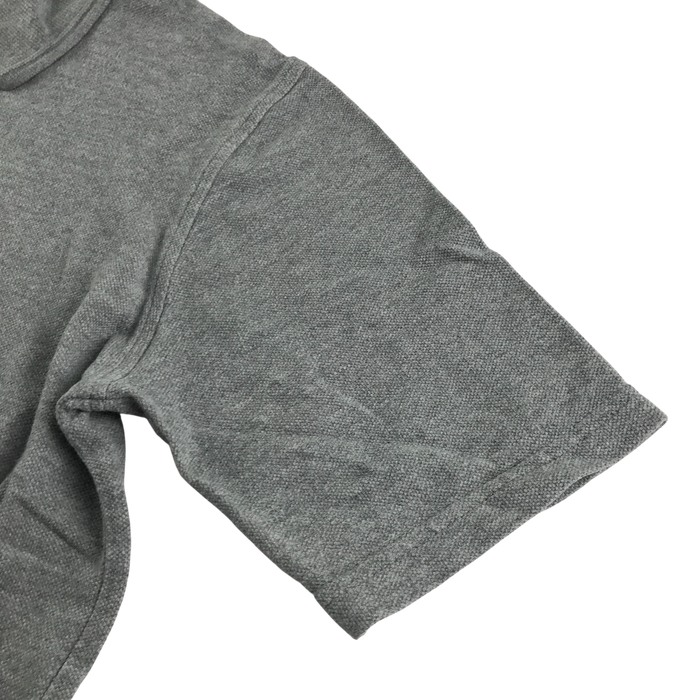 Grey unisex school polo shirt