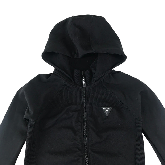 Guess 7-8 years black hooded sports sweater
