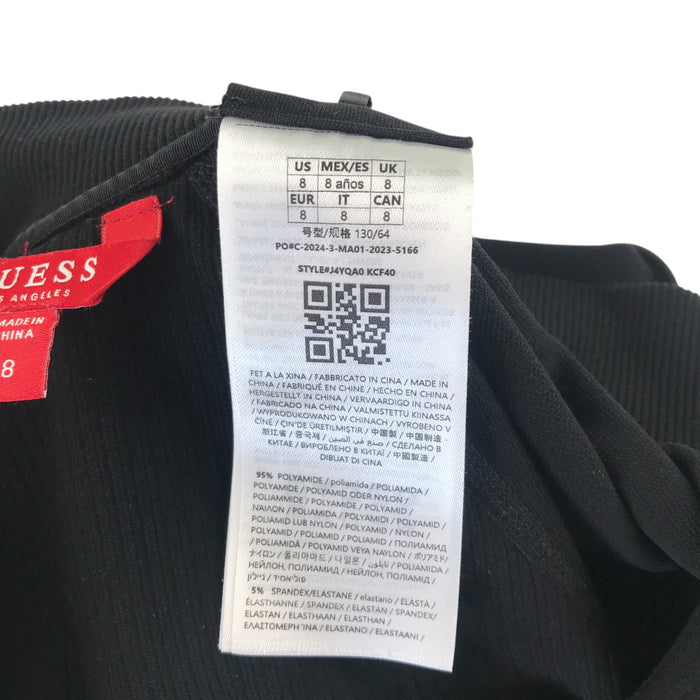 Guess 7-8 years black hooded sports sweater