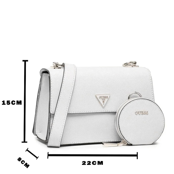 Guess Alexie Crossbody Flap Shoulder bag - OFF WHITE - GBZ26 - Runner