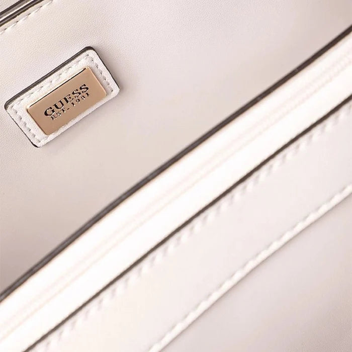 GUESS CORDELIA Logo Luxury Satchel shoulder bag - KASHMIR BEIGE - GB265 - Runner