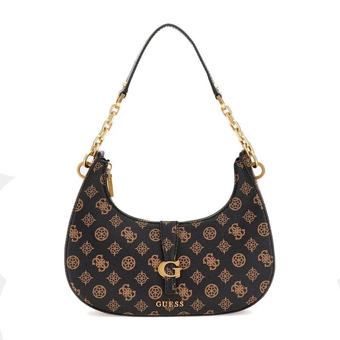 GUESS Kuba 4G Peony Logo Hobo Shoulder Bag - Runner