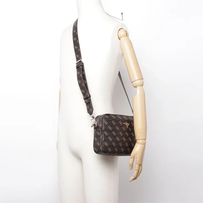 GUESS Meridian Camera Bag Dove Logo
