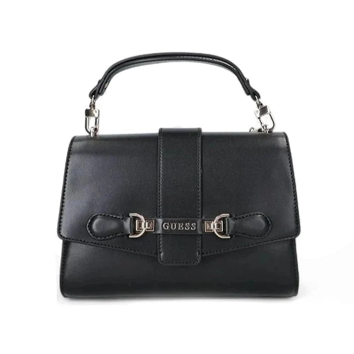 GUESS Nolana Patent Mini Handbag - BLACK - GB331 - Runner