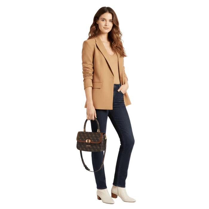 GUESS Orlina Logo Top Handle Flap - Runner