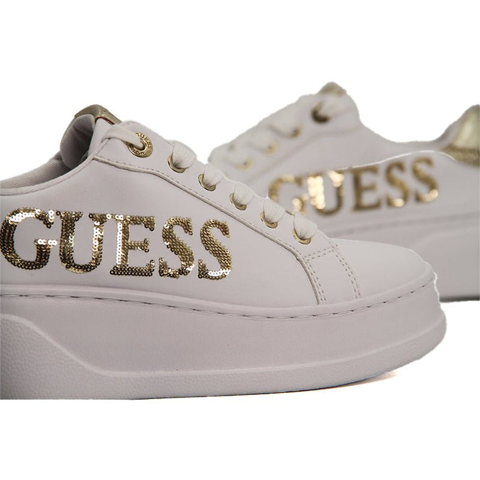 Guess Women Cordell Sequin Low - Top - Gold GUW495 - Runner