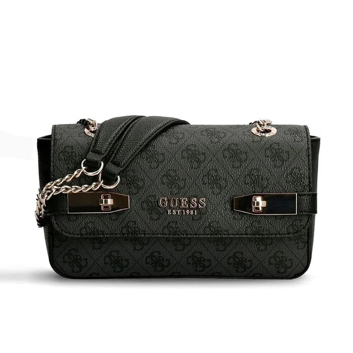 GUESS Zadie Logo Convertible Crossbody Bag - GREY - GB322 - Runner