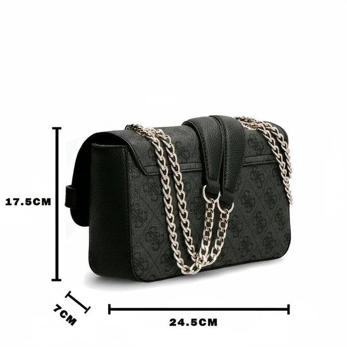 GUESS Zadie Logo Convertible Crossbody Bag - GREY - GB322 - Runner