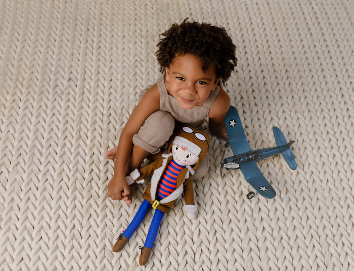 Hearts of Yarn Archer Doll