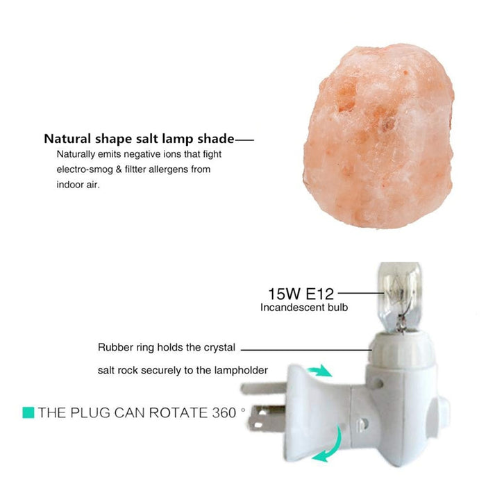 Himalayan Warm Natural Crystal Salt Lamp/Night Light