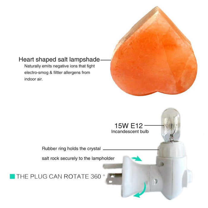 Himalayan Warm Natural Crystal Salt Lamp/Night Light