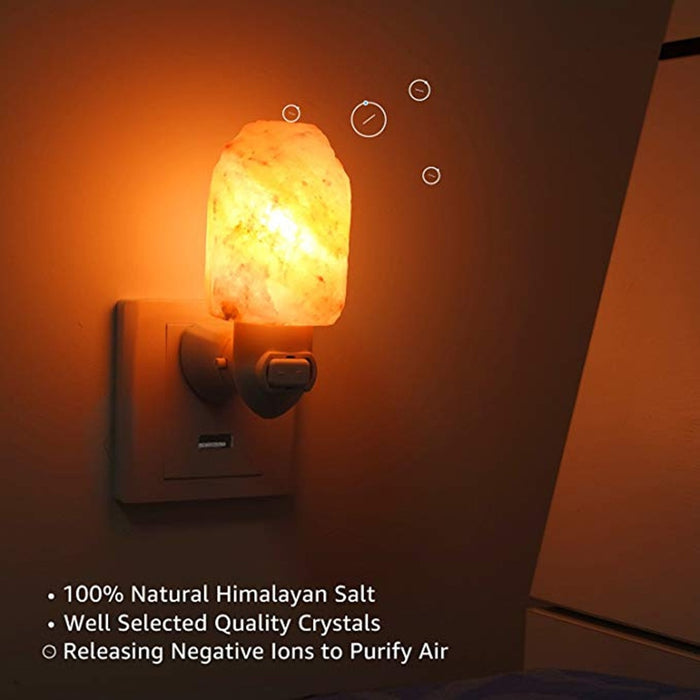 Himalayan Warm Natural Crystal Salt Lamp/Night Light