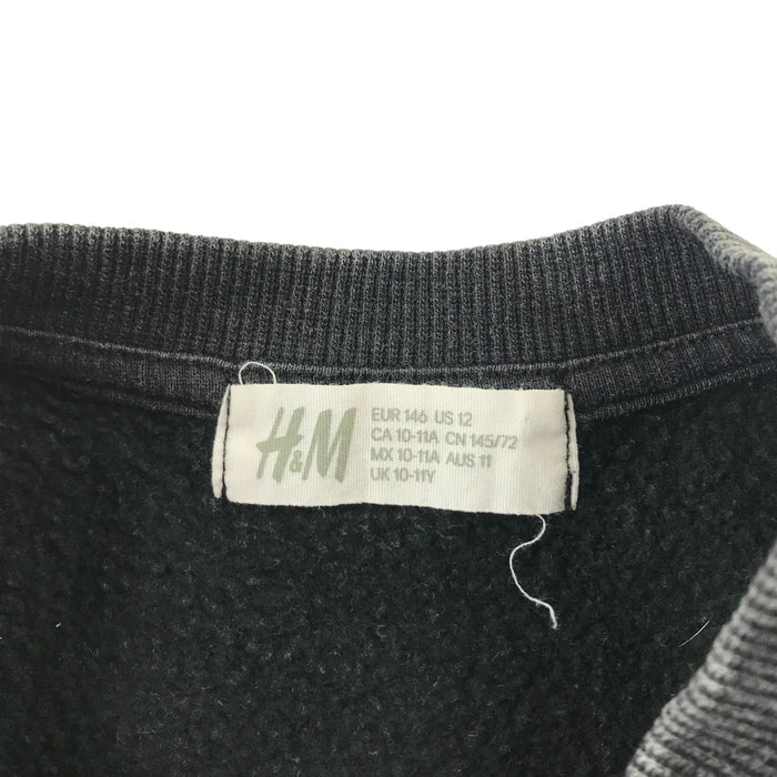 H&M 10-11 years dark grey cropped sweater