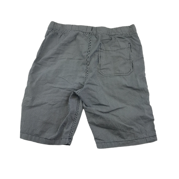 H&M 10 years navy blue and white striped shorts
