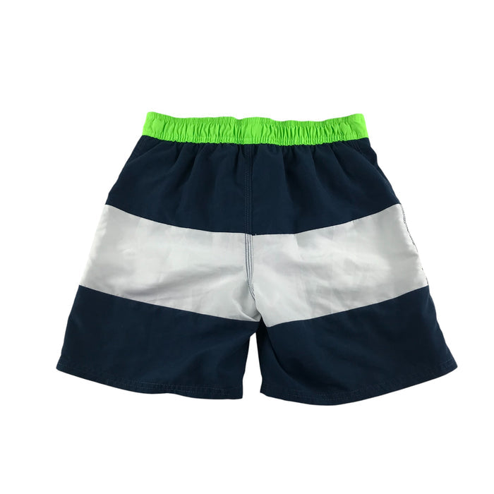 H&M 11-12 years navy white green swim trunks
