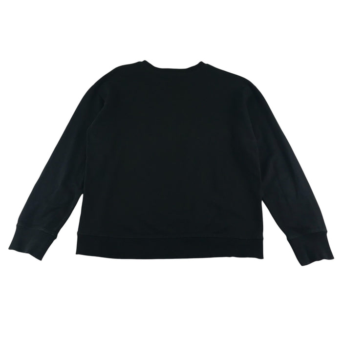 H&M 13-14 years black new york print cotton sweater