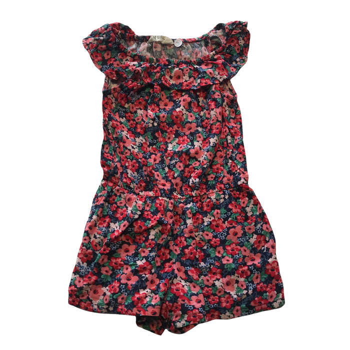 H&M 5-6 years floral playsuit