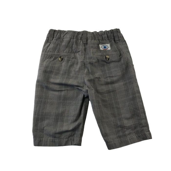 H&M 5 years brown and grey checked adjustable cotton shorts