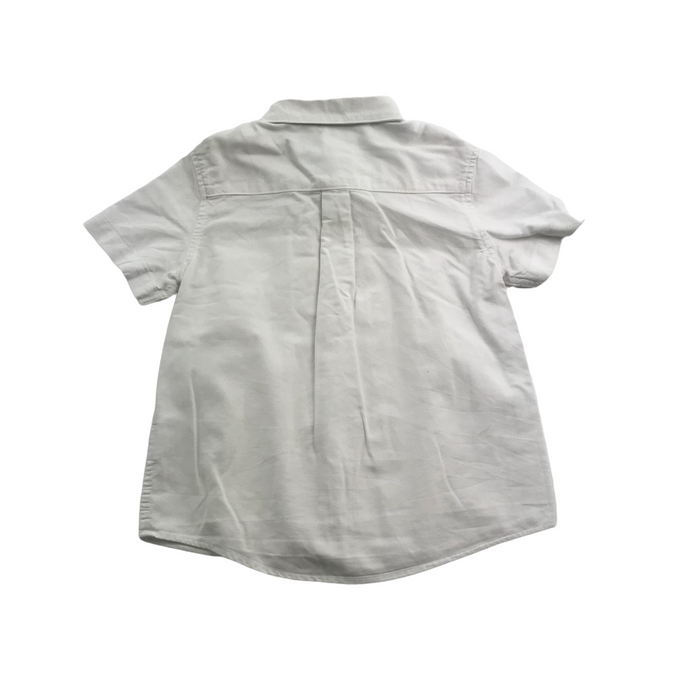 H&M 5 years white short sleeve shirt