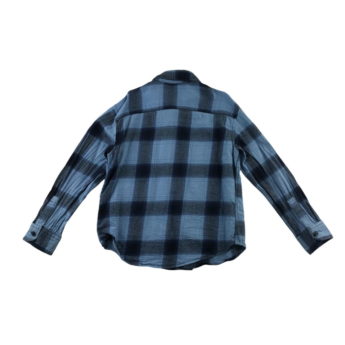 H&M 6-7 years blue checked buttoned shirt