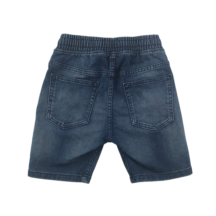 H&M 6-7 years blue denim with elasticated waist shorts