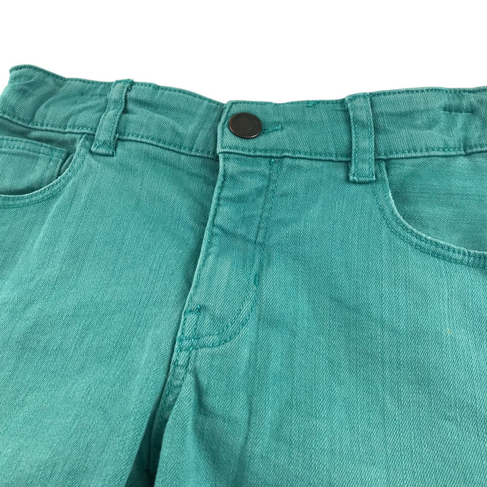 H&M 7-8 years blue plain jean style stretch shorts