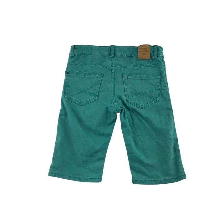 H&M 7-8 years blue plain jean style stretch shorts