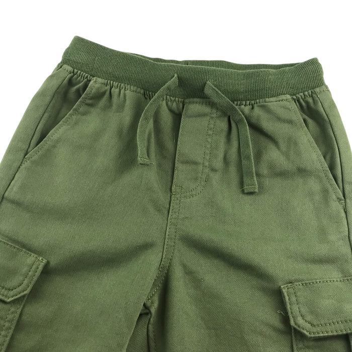 H&M 7-8 years khaki green plain cargo style shorts