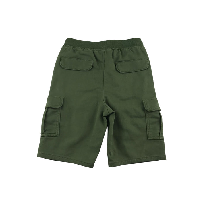 H&M 7-8 years khaki green plain cargo style shorts